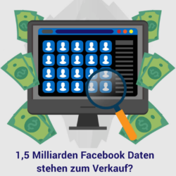 Persönliche Daten von 1,5 Milliarden Facebook-Nutzern in einem Hacker-Forum zu verkaufen
