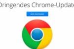 Dringendes Google Chrome Update erforderlich! Sicherheitslücke (CVE-2022-0609)