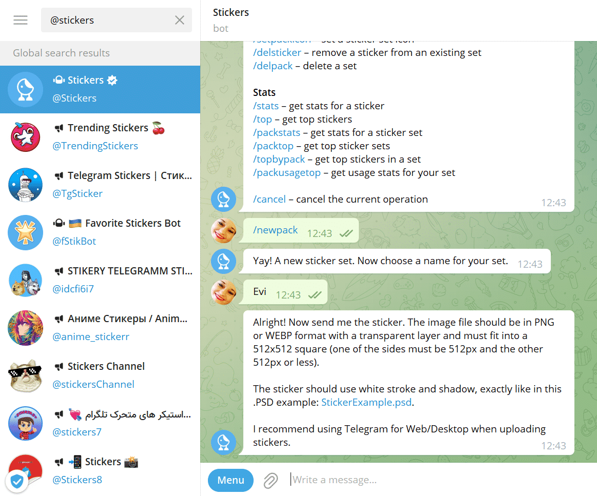 Lifehack: So kreierst du deinen eigenen Telegram Sticker 1 Telegram Sticker erstellen