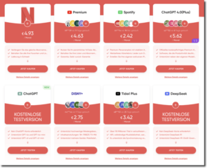 GamsGo: Sparen mit geteilten Konten – Ihre Lösung für kosteneffiziente Premium-Abonnements